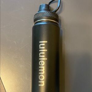 Lululemon Black Water Bottle